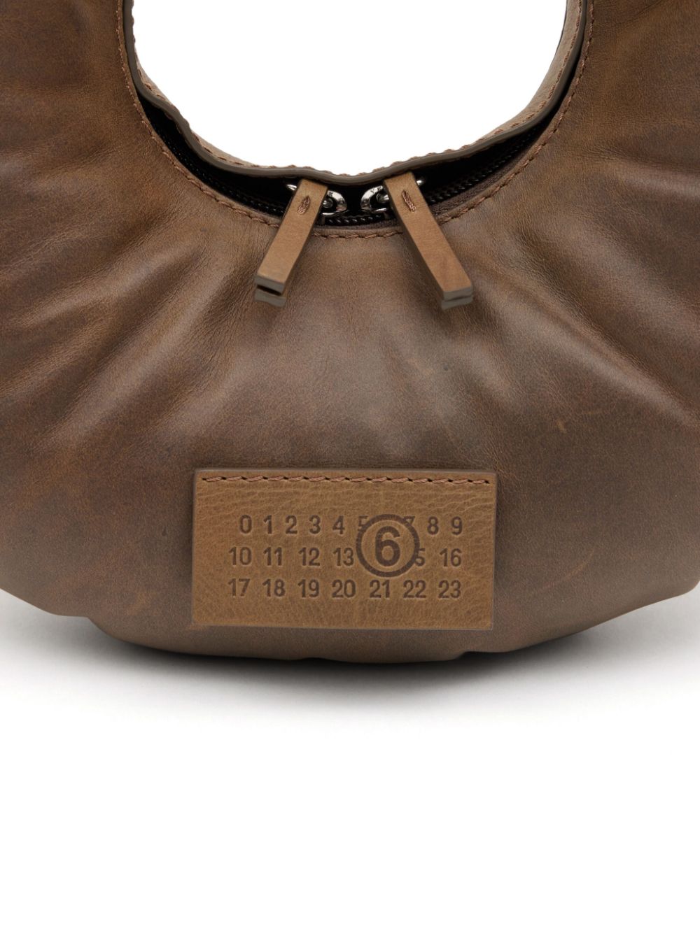 MM6 Maison Margiela Travel Pillow leather shoulder bag Women