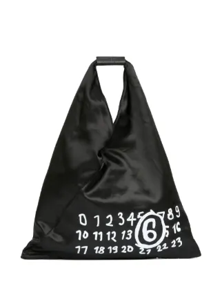 MM6 Maison Margiela Classic Japanese トートバッグ | ブラック MM6 Maison Margiela Classic Japanese トートバッグ | ブラック