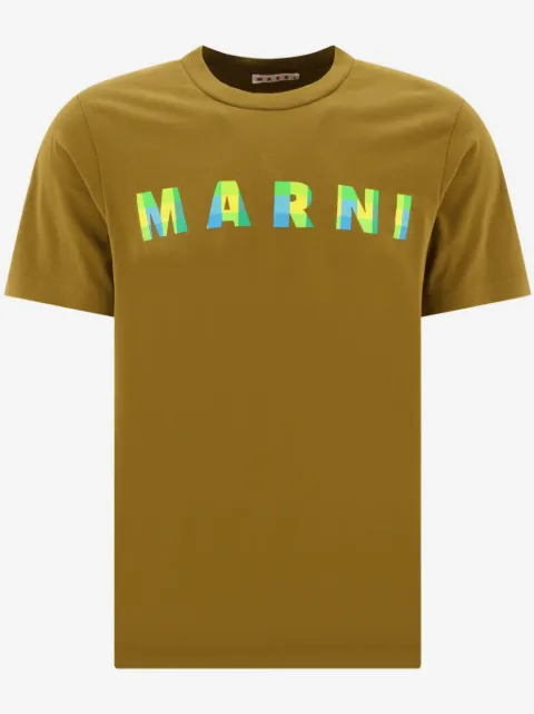 Marni playera con logo estampado