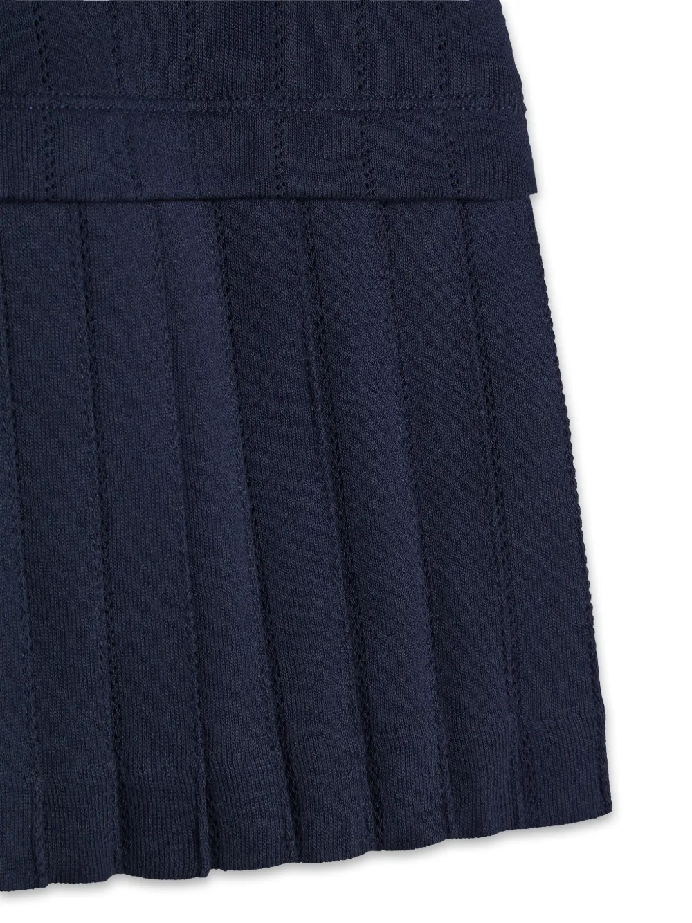 Thom Browne Kids Geplooide polojurk Blauw
