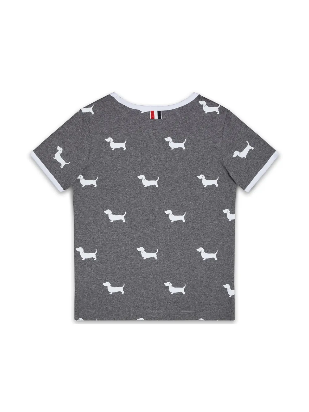 Thom Browne Kids Hector-print T-shirt - Grijs