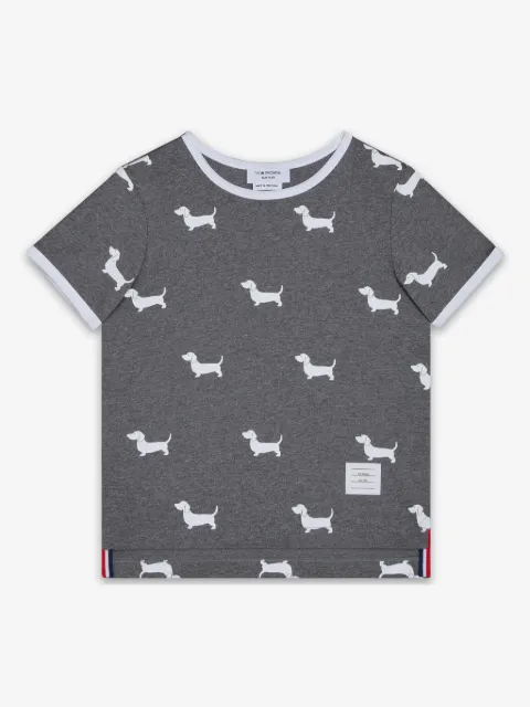 Thom Browne Kids t-shirt à imprimé Hector
