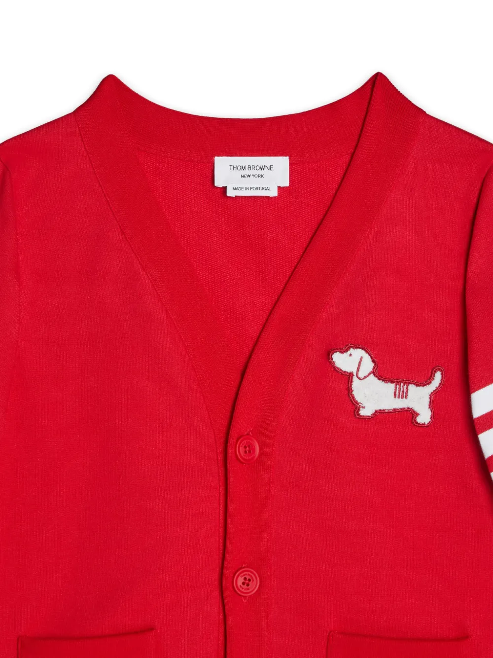 Thom Browne Kids Hector vest Rood