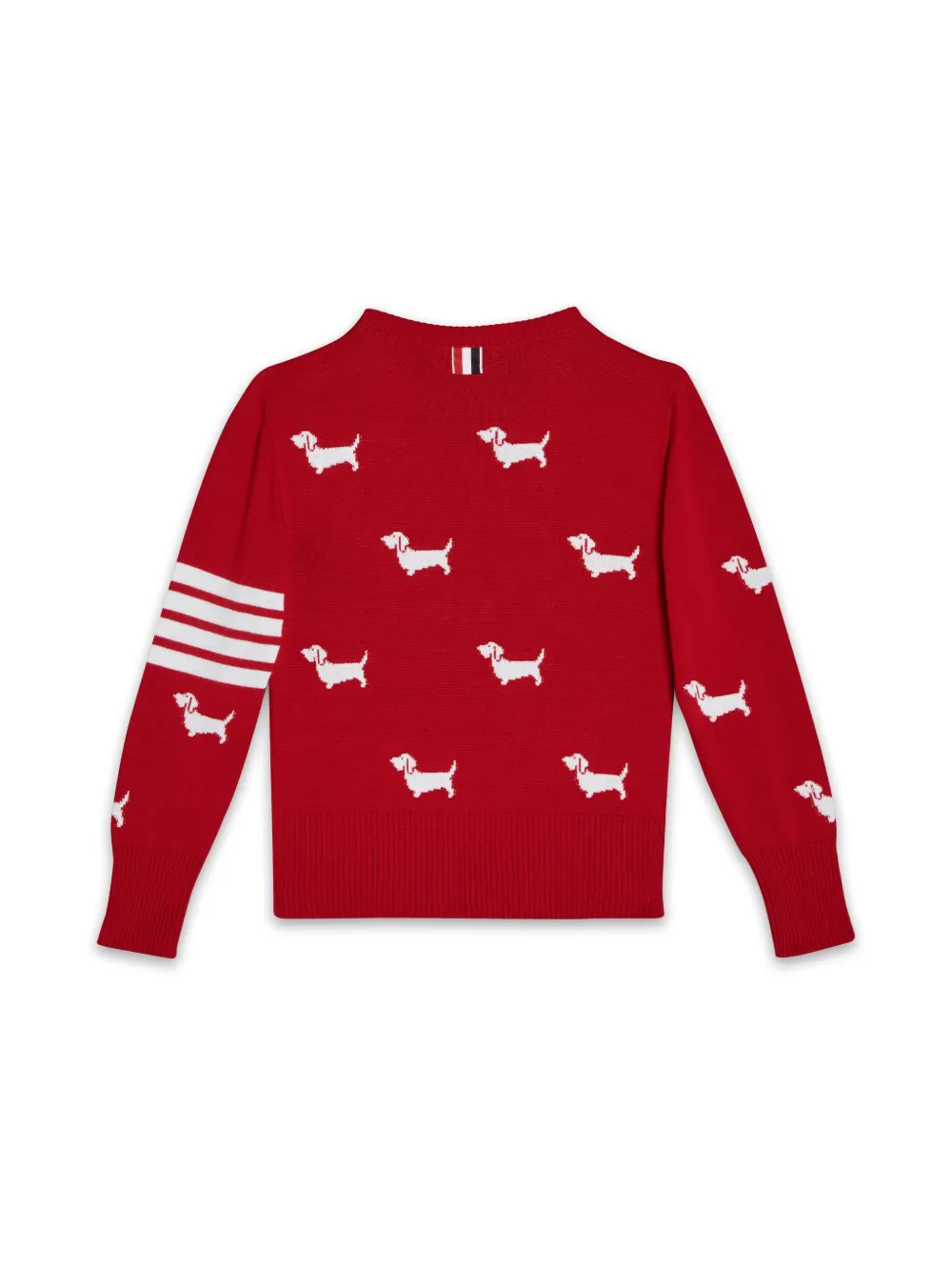 Thom Browne Kids Hector pullover - Rood