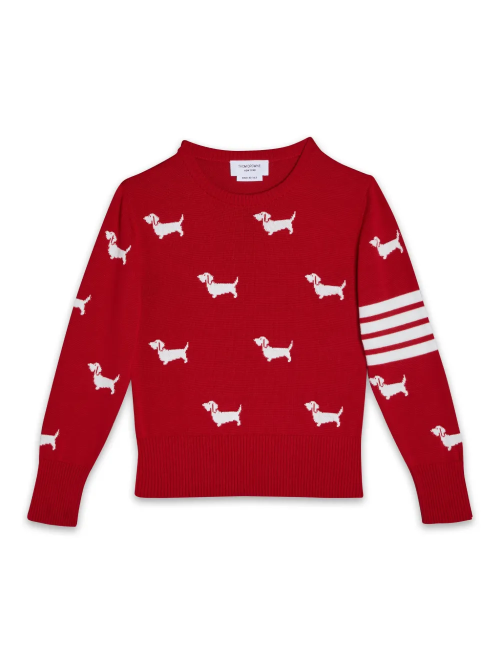 Thom Browne Kids Hector pullover - Rosso