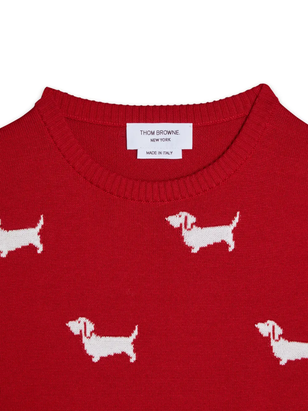 Thom Browne Kids Hector pullover Rood