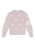 Thom Browne Kids Hector pullover - Pink