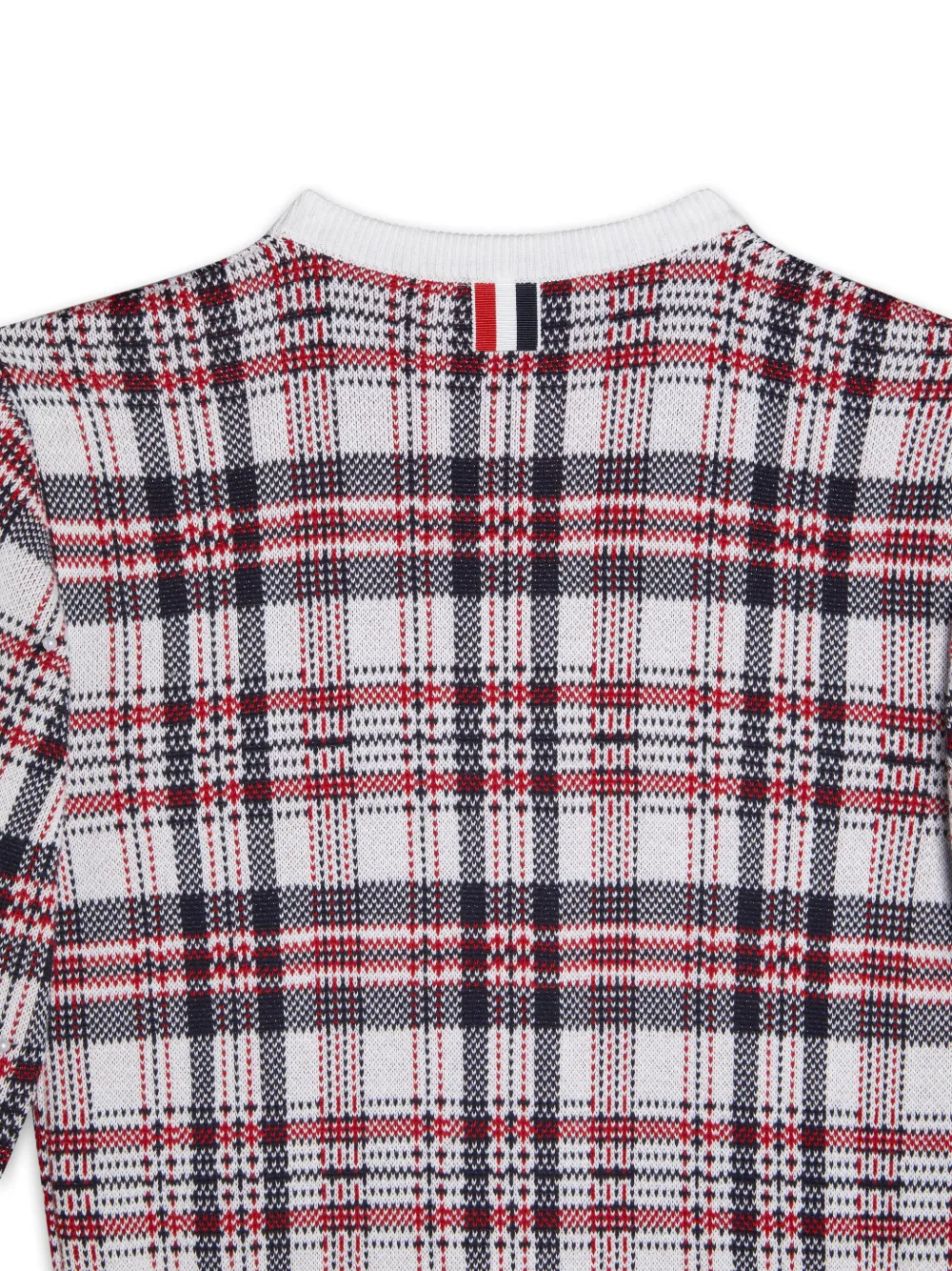 Thom Browne Kids Fair Isle gebreid vest Wit