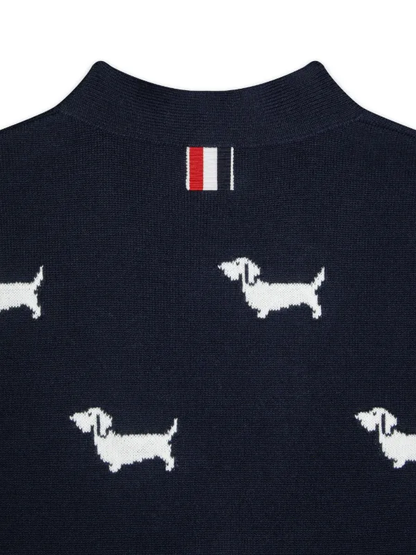 Thom Browne Kids Hector Cardigan | Blue | FARFETCH