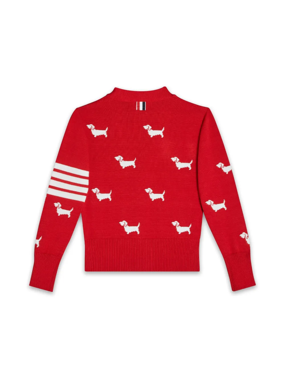 Thom Browne Kids Hector cardigan - Rood