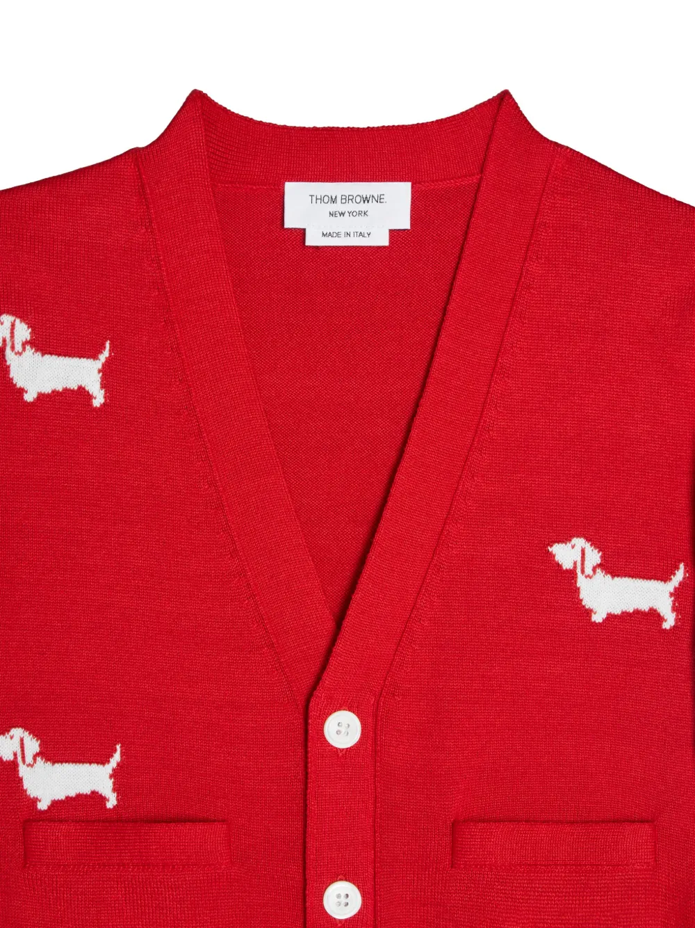 Thom Browne Kids Hector vest Rood