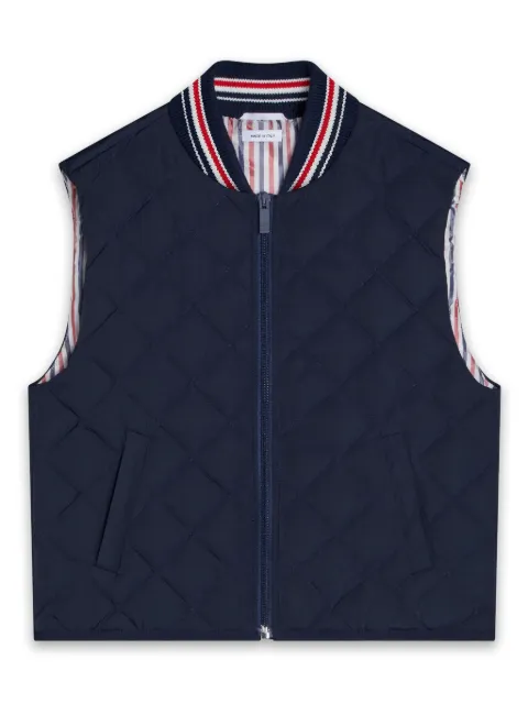 Thom Browne Kids Colete matelassê
