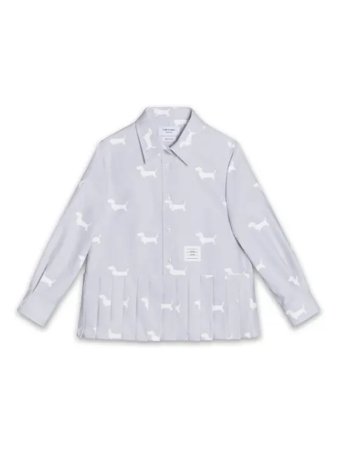 Thom Browne Kids Camisa com estampa gráfica