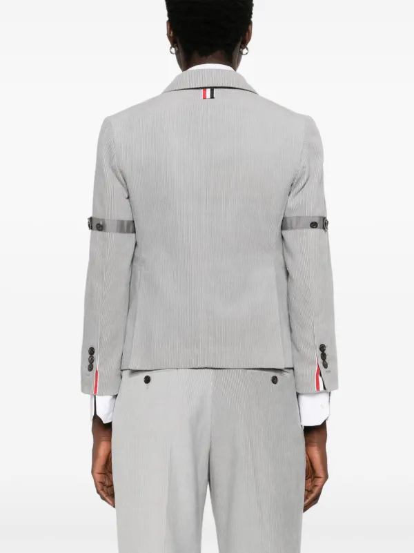 Thom Browne コーデュロイ シングルジャケット | グレー | FARFETCH JP
