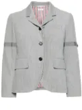 Thom Browne corduroy single-breasted blazer - Grey