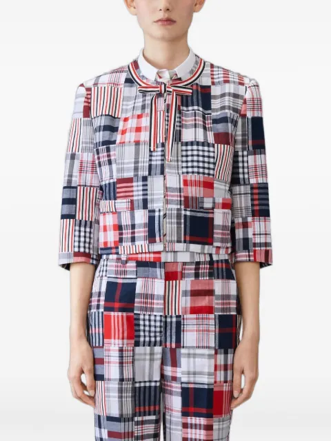 Thom Browne patchwork cardigan