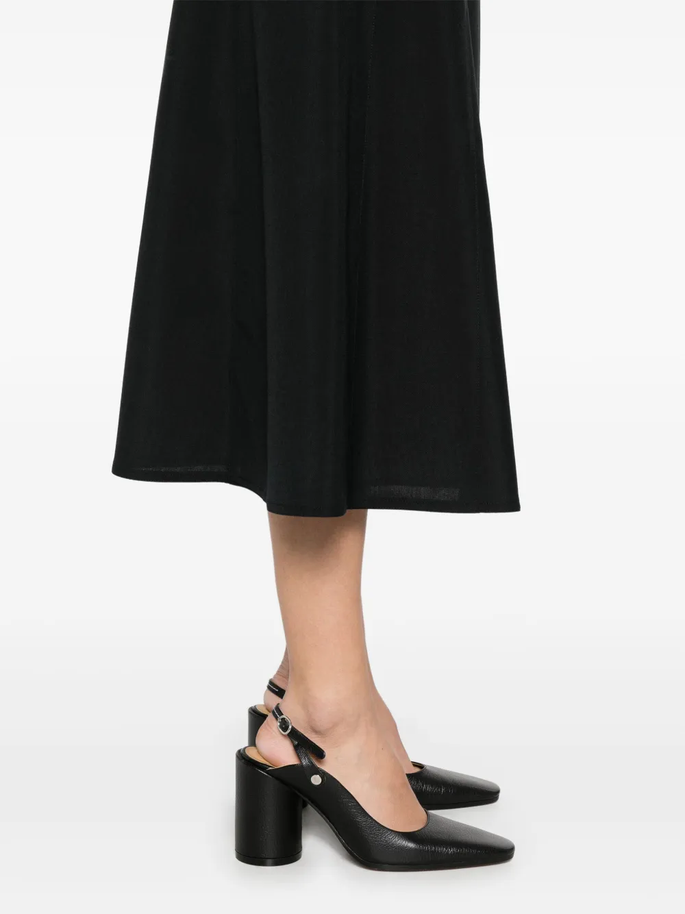 Thom Browne School A-line Skirt In 001 Black