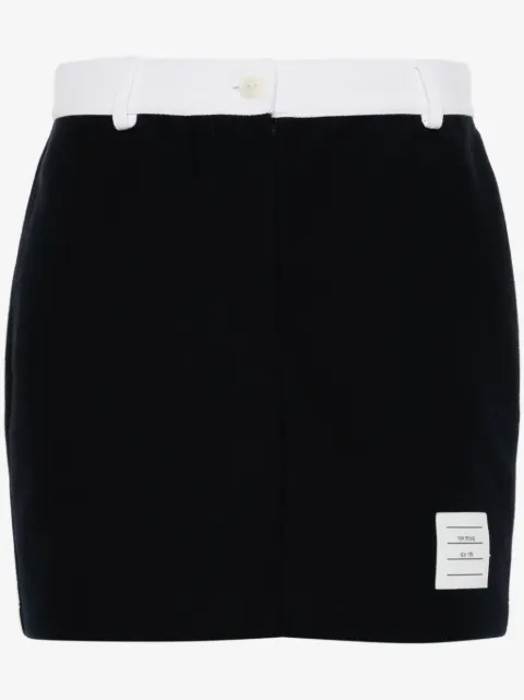 Thom Browne kort nederdel med logomærke
