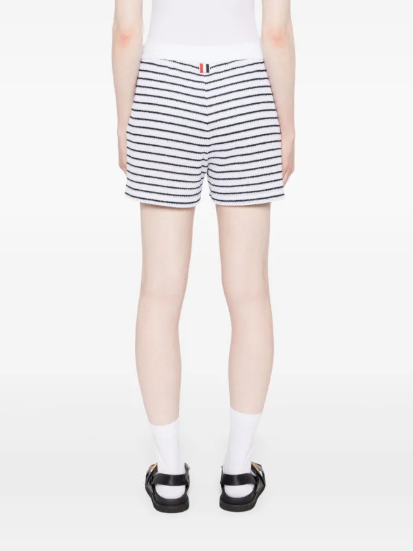 Thom Browne ストライプショートパンツ Thom Browne ストライプ ショートパンツ | ホワイト | FARFETCH JP