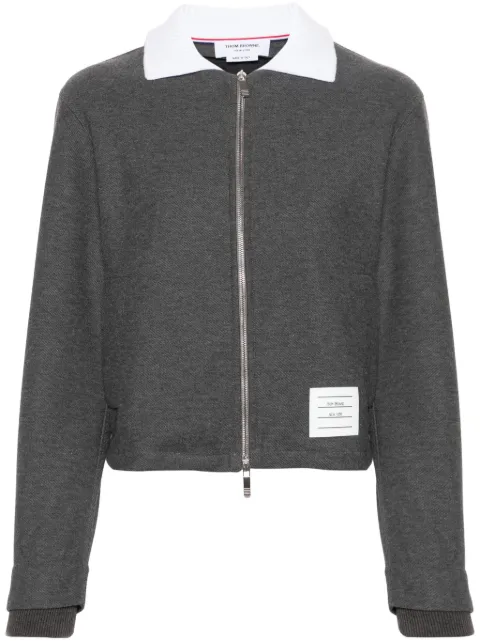 Thom Browne contrasting-collar jacket