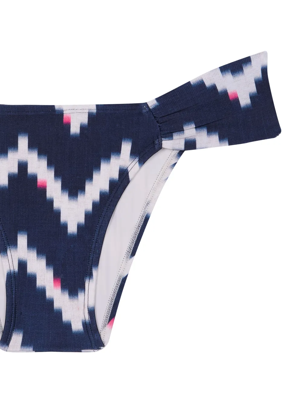 Lenny Niemeyer Bikinislip met chevron streep - Blauw