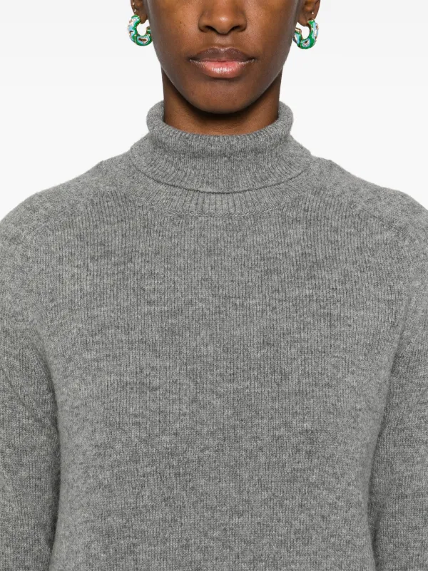 Victoria Beckham roll-neck Wool Jumper | Grey | FARFETCH UK