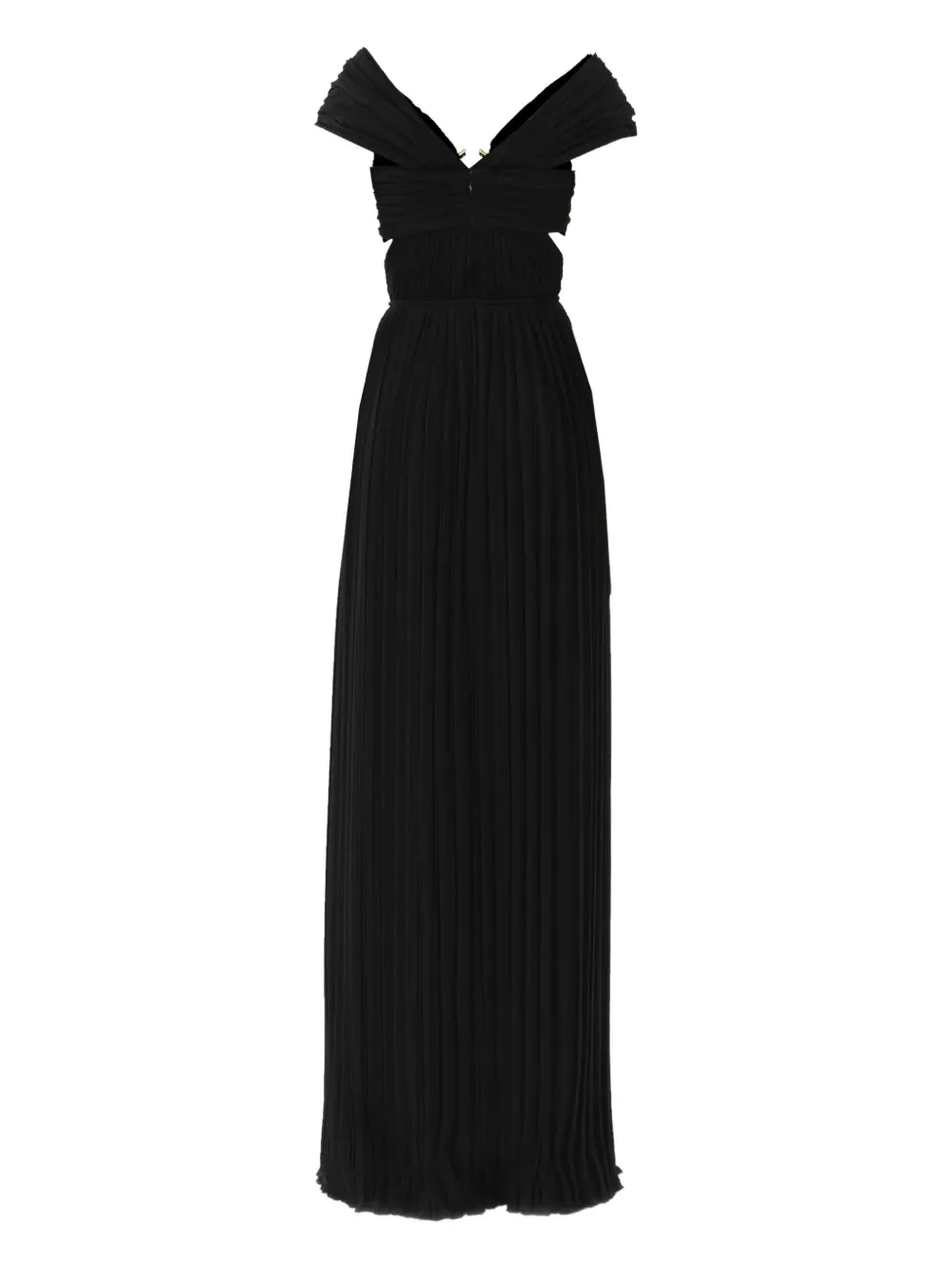 Chloé Off-shoulder midi-jurk - Zwart