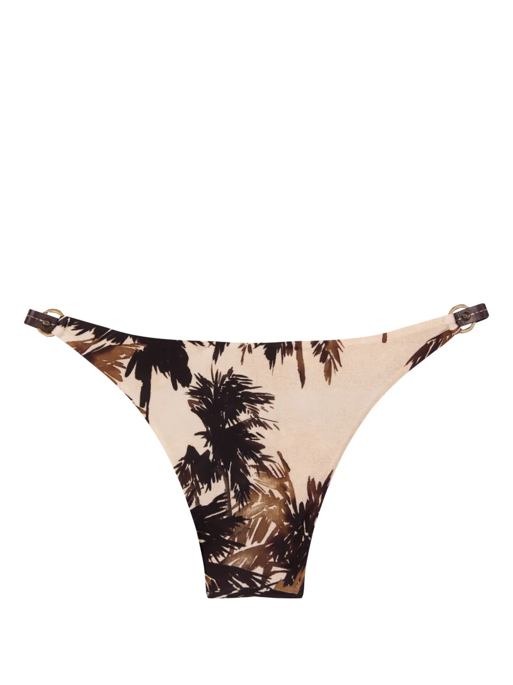 Lenny Niemeyer Bikinislip met palmboomprint - Beige