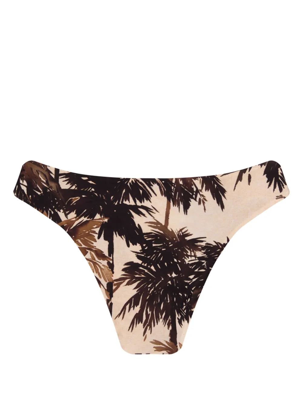 Lenny Niemeyer Bikinislip met palmboomprint - Beige