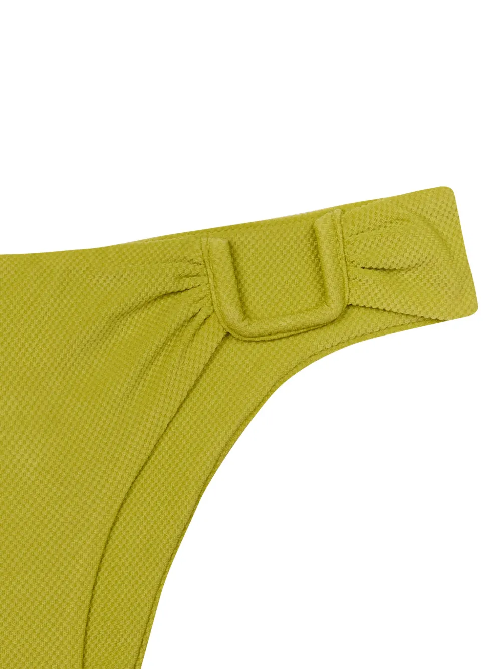 Lenny Niemeyer Bikinislip met gesmockt detail - Groen