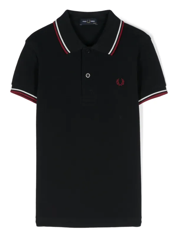 Fred Perry Kids Twin Tipped Polo Shirt Blue FARFETCH BH