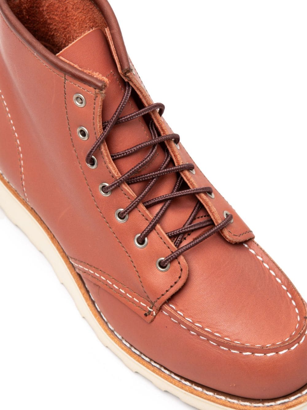 Shop Red Wing Shoes Moc Toe Legacy Boots In Brown
