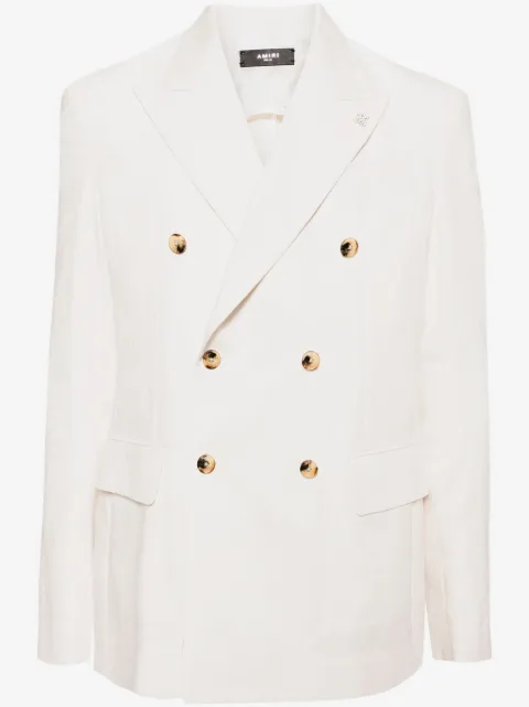AMIRI linen-cotton blend blazer