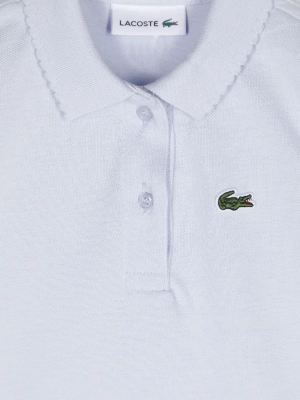 Lacoste Kids logo embroidered Polo Shirt Blue FARFETCH BH