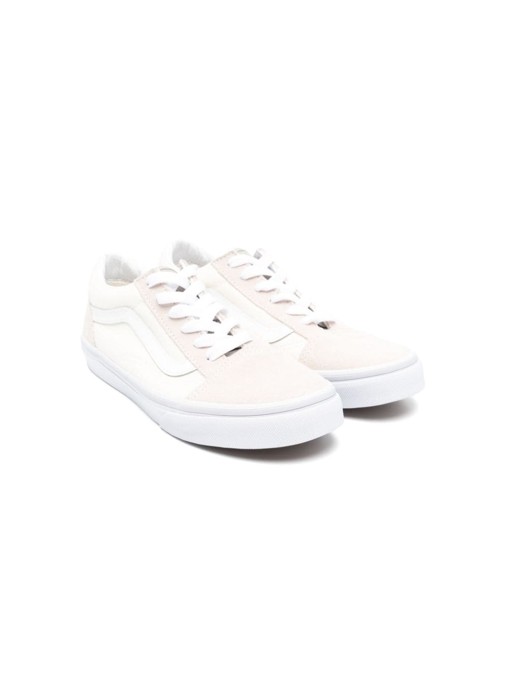 Vans Kids' Jn Old Skool Sneakers In White