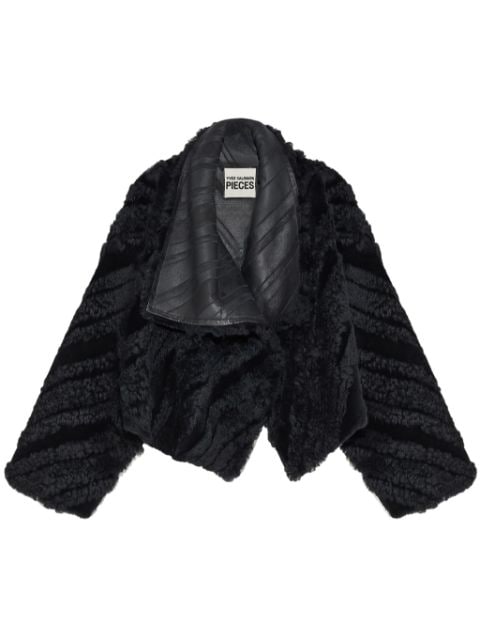 Yves Salomon cropped draped jacket 