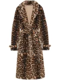 Yves Salomon shearling trench coat - Brown