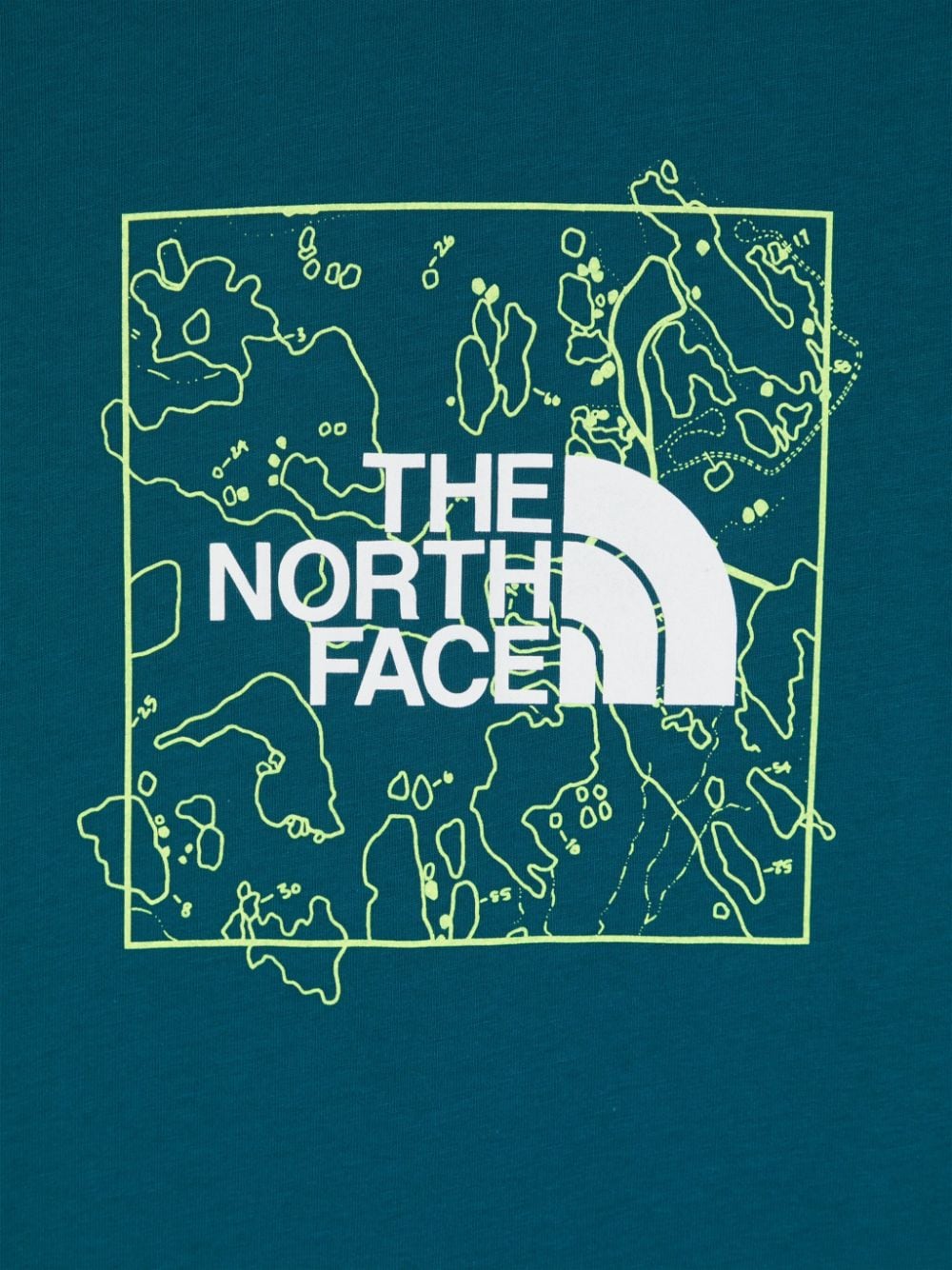 Shop The North Face Logo-print Cotton T-shirt In Blue