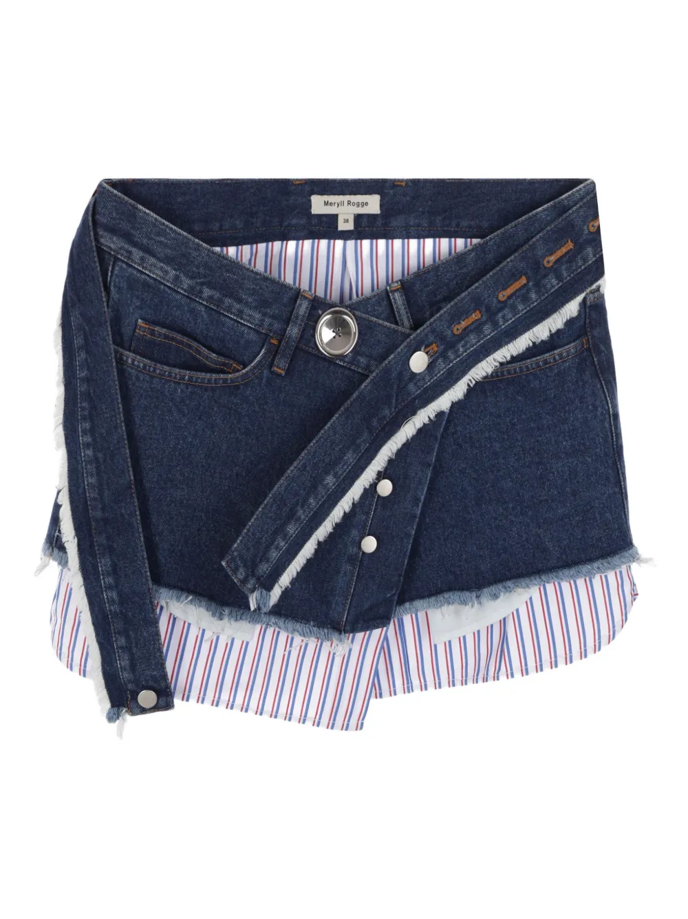 MERYLL ROGGE belted denim skirt | Blue | Image 1