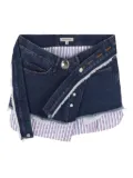 MERYLL ROGGE belted denim skirt - Blue