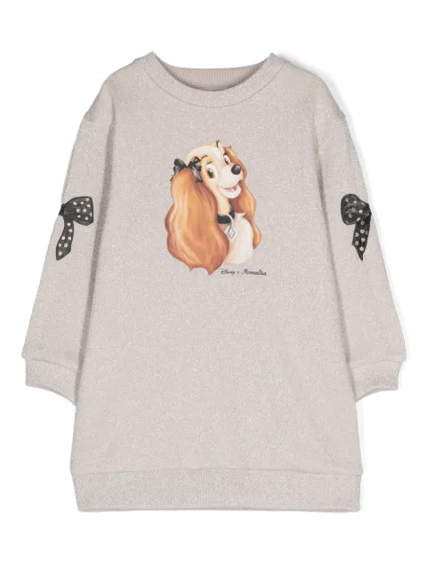 Monnalisa vestido con estampado gráfico de MONNALISA x Disney