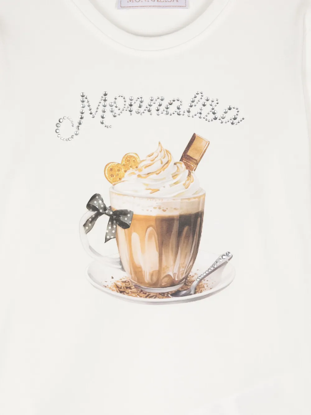 Monnalisa T-shirt met print Wit