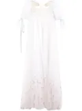 Rabbit Yuyan sheer midi dress - White