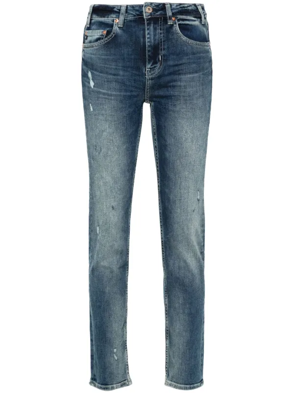 AG Jeans mid-rise Skinny Jeans Blue FARFETCH ID