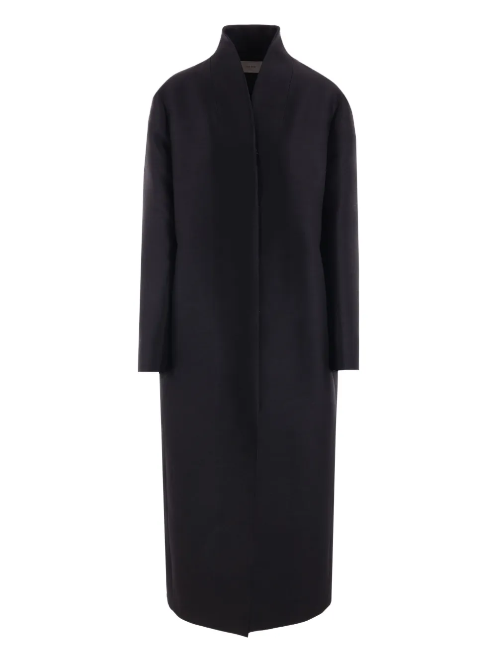 The Row Egle single-breasted wool-blend coat | Black | Image 1