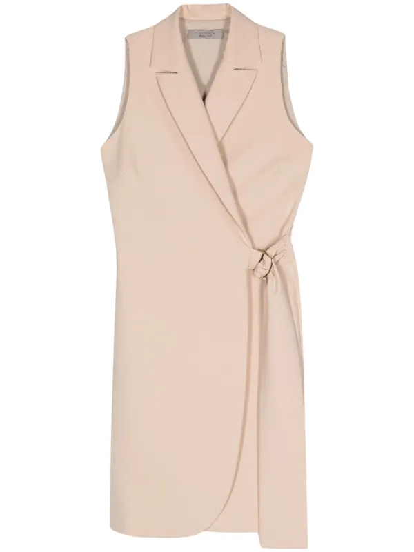 crepe wrap midi dress Women's Satin Back Crepe Ruffle Wrap Midi Dress, Slate Blue