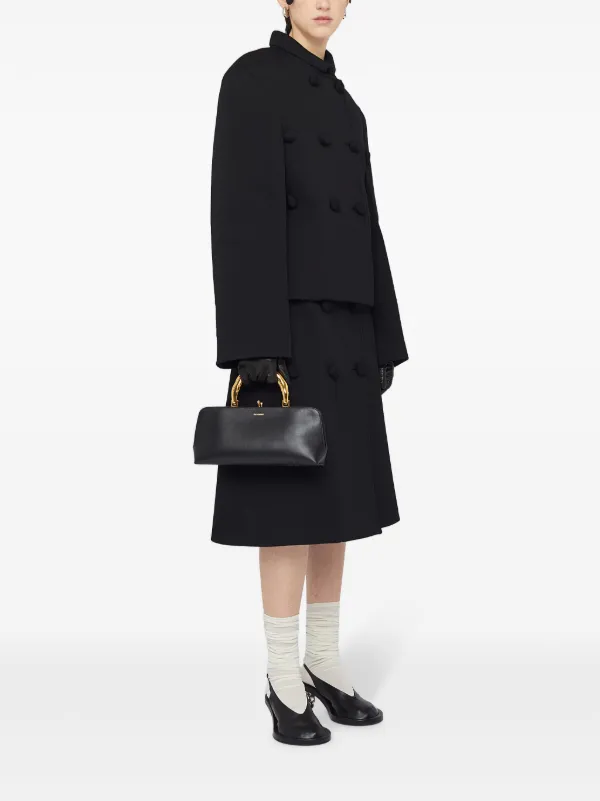 Jil Sander Goji Small Leather Clutch Bag | Black | FARFETCH Jil Sander Goji Small Leather Clutch Bag | Black | FARFETCH