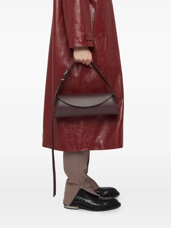 Jil Sander Cannolo Grande Shoulder Bag | Brown | FARFETCH