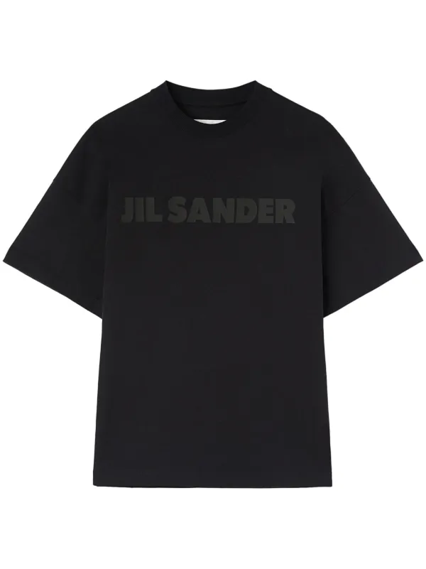 【2024年製 新品】 Tシャツ ロゴ Sander Jil | JP FARFETCH | ブラック トップス