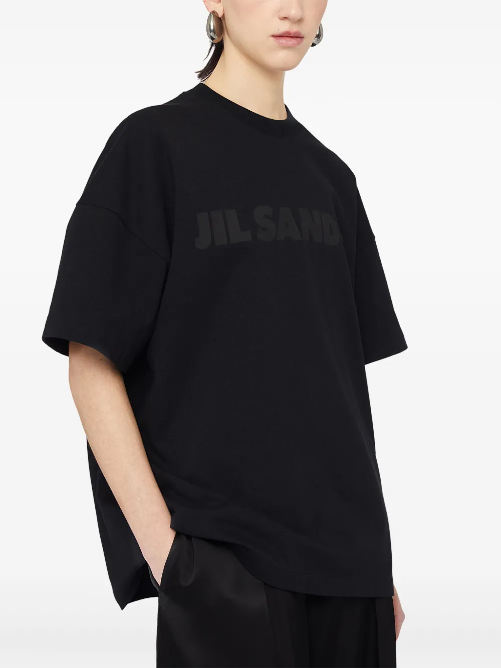 ☆JIL SANDER LOGO T-SHIRT ロゴ オーバーサイズ Tシャツ (Jil